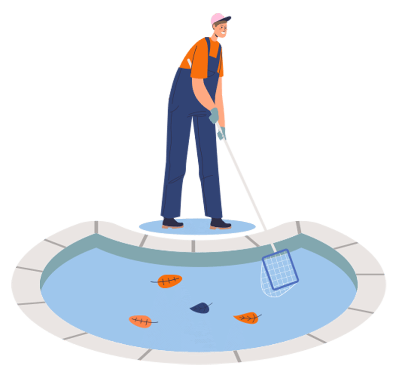 pool company marketing cleaning
